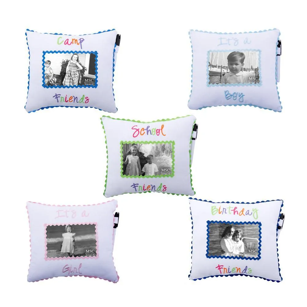 Keepsake Photo Autograph Pillow with 4x6 Photo