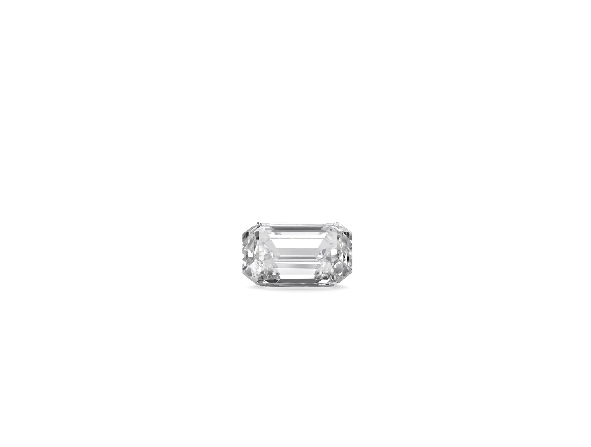 Lab-Grown Loose 1ct. Emerald Cut Diamond | White