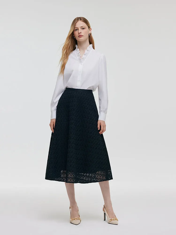 Lace A-Line Women Skirt