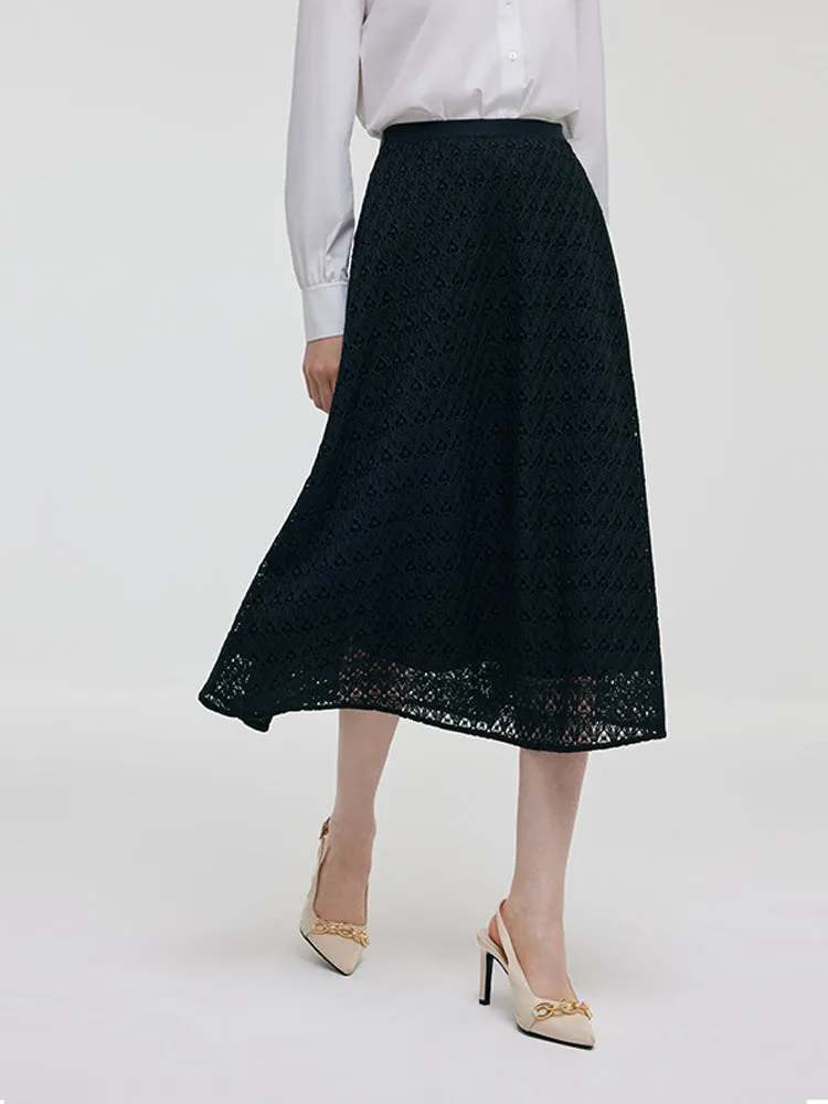 Lace A-Line Women Skirt