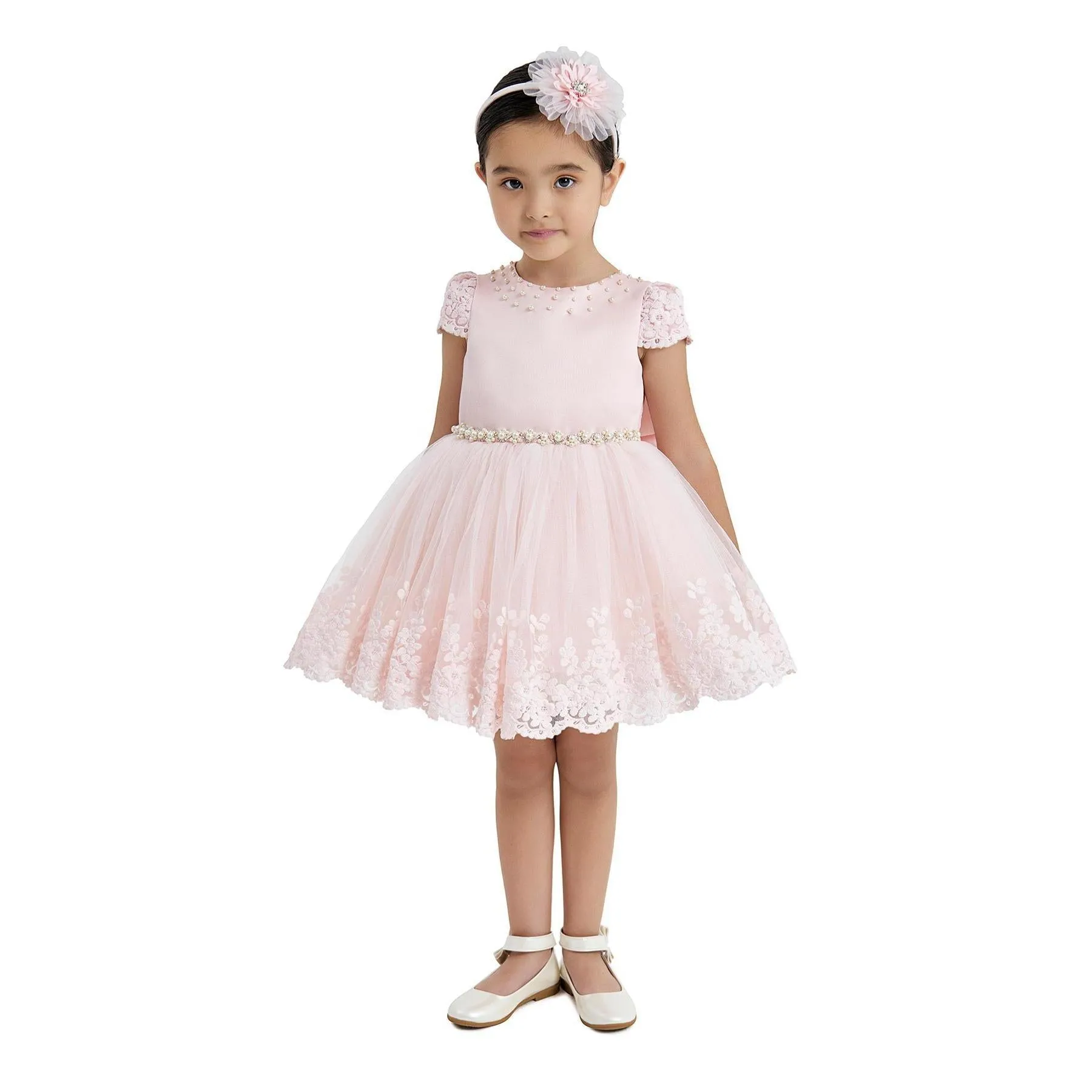 Lacy Heart Girls Formal Dress