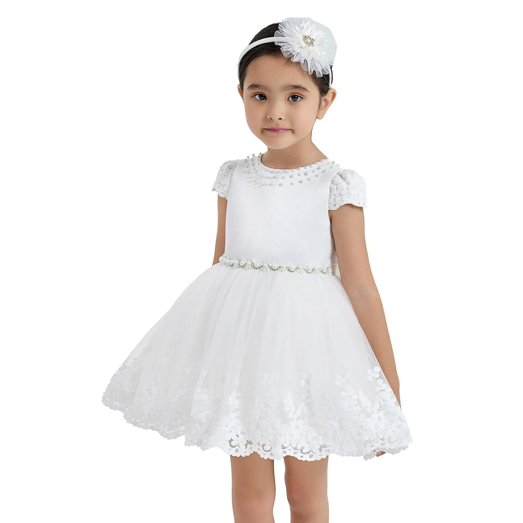 Lacy Heart Girls Formal Dress