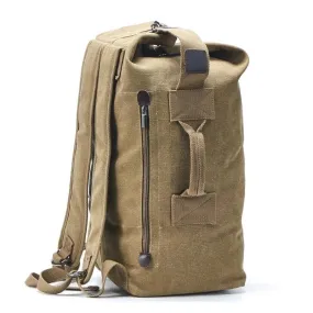 Large Capacity Canvas Travel Hiking Backpack