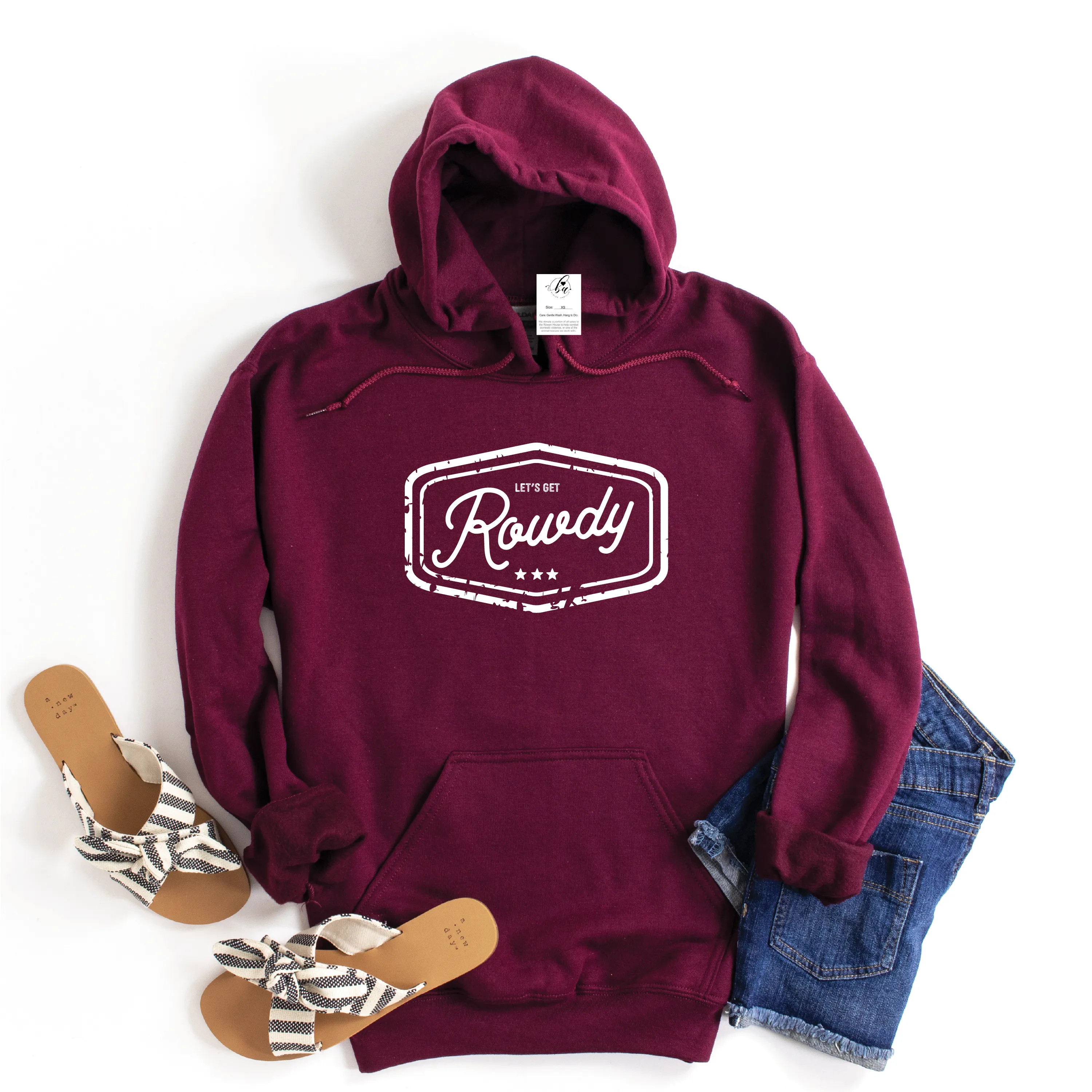 Let's Get Rowdy Cozy Hoodie