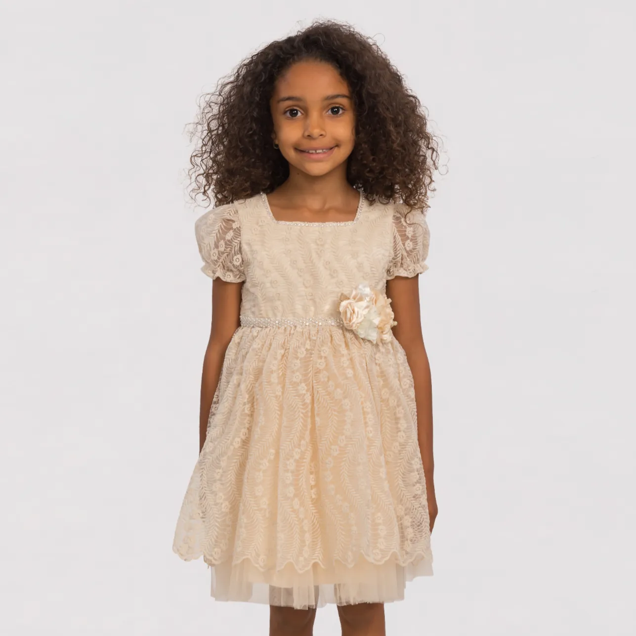 Lina Lace Girls Formal Dress