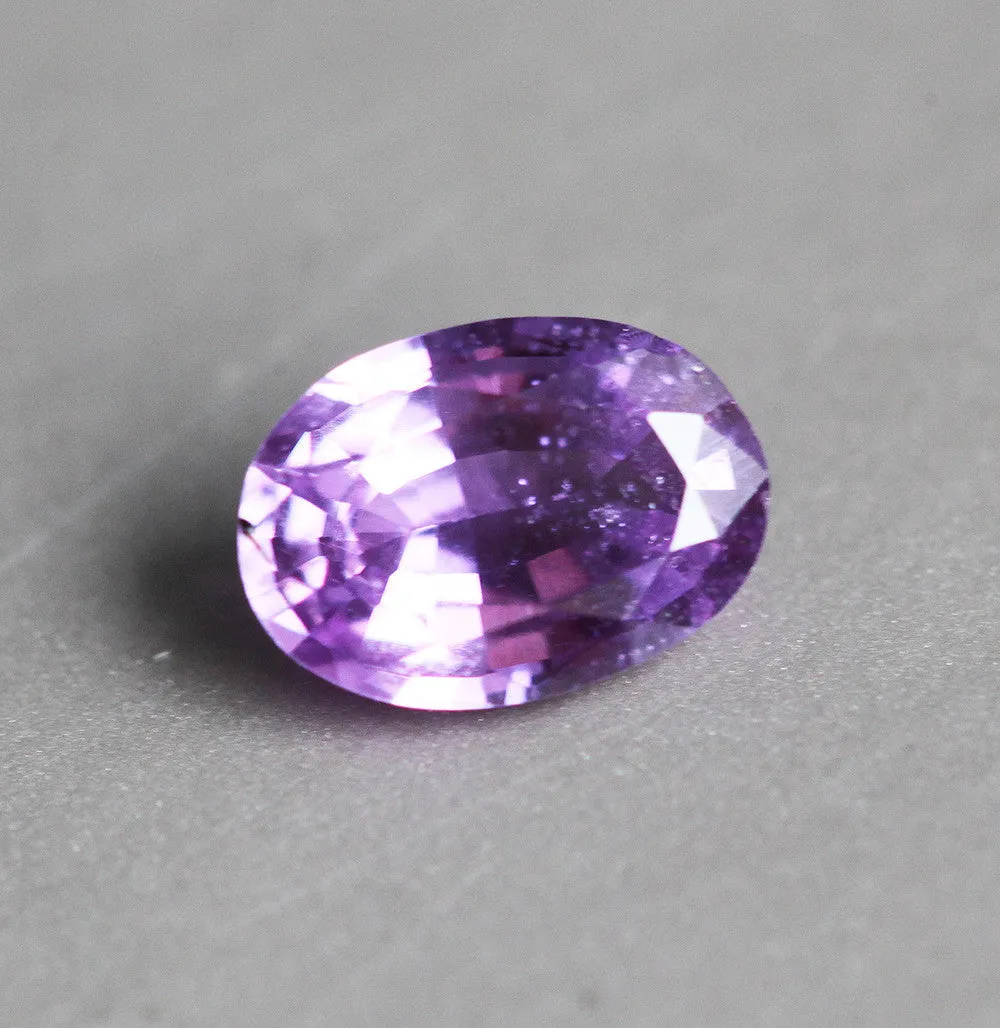 Loose 0.72 Ct Oval Purple Sapphire