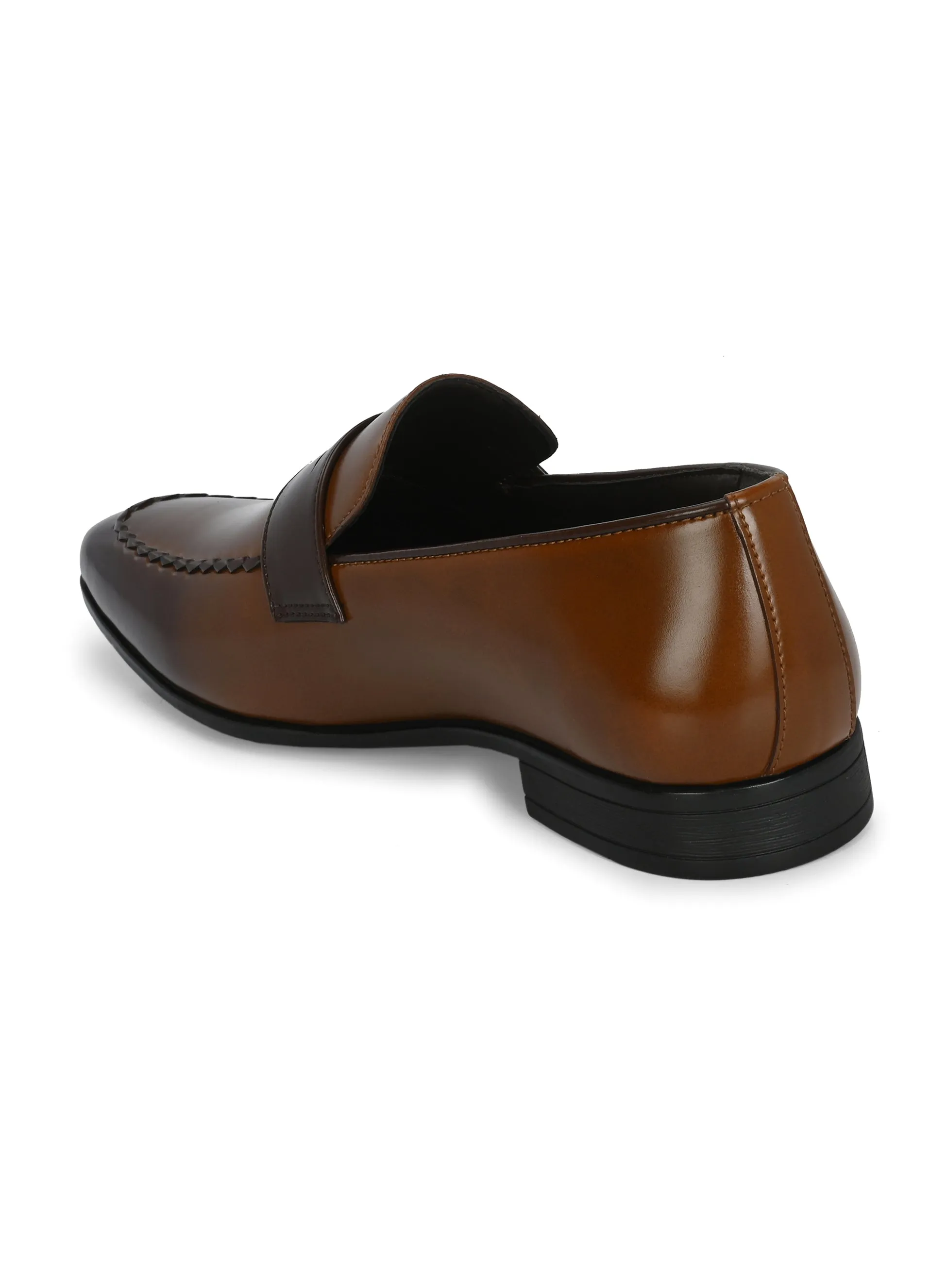 Luwak Tan Formal Slip-Ons