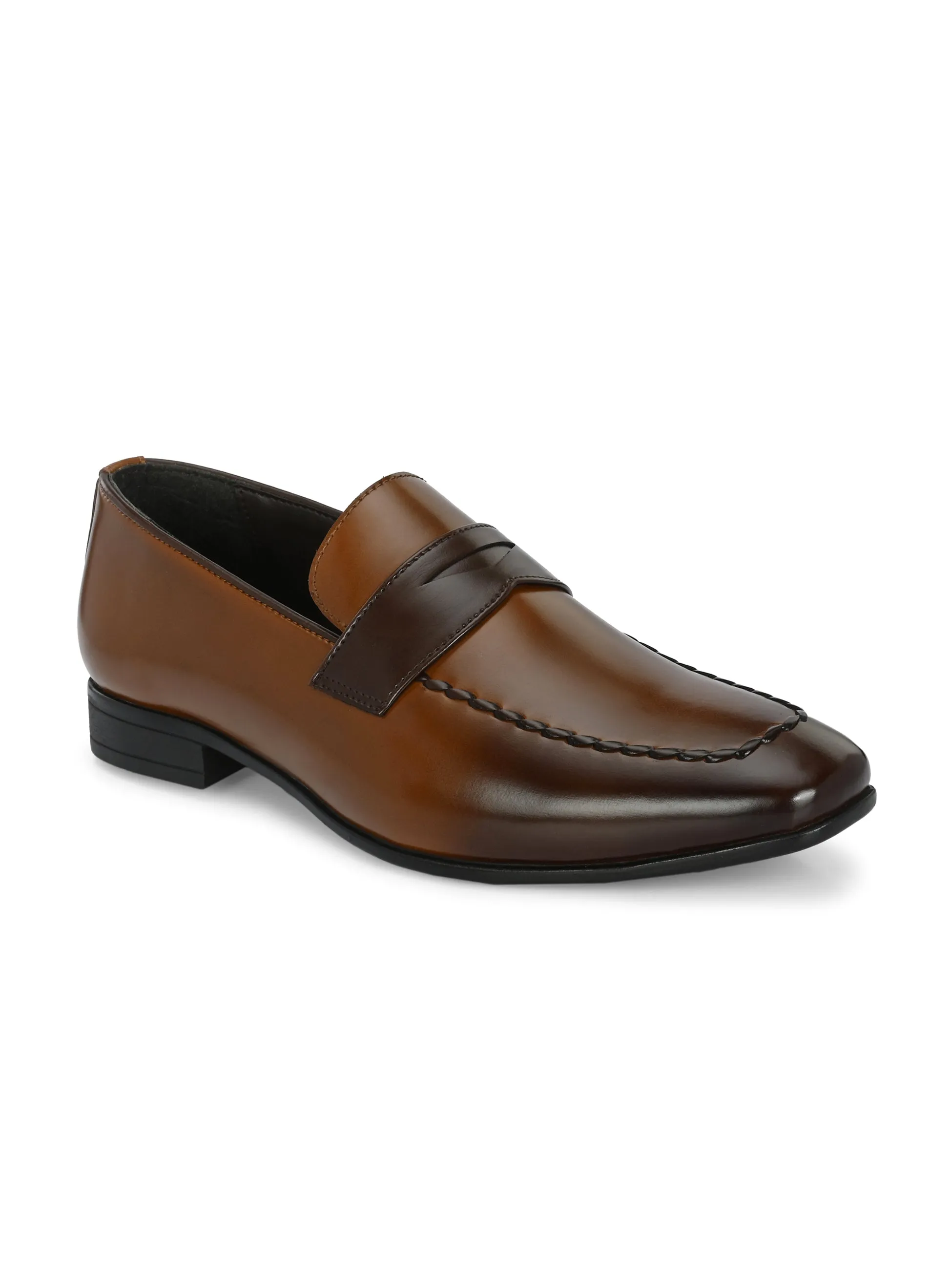 Luwak Tan Formal Slip-Ons