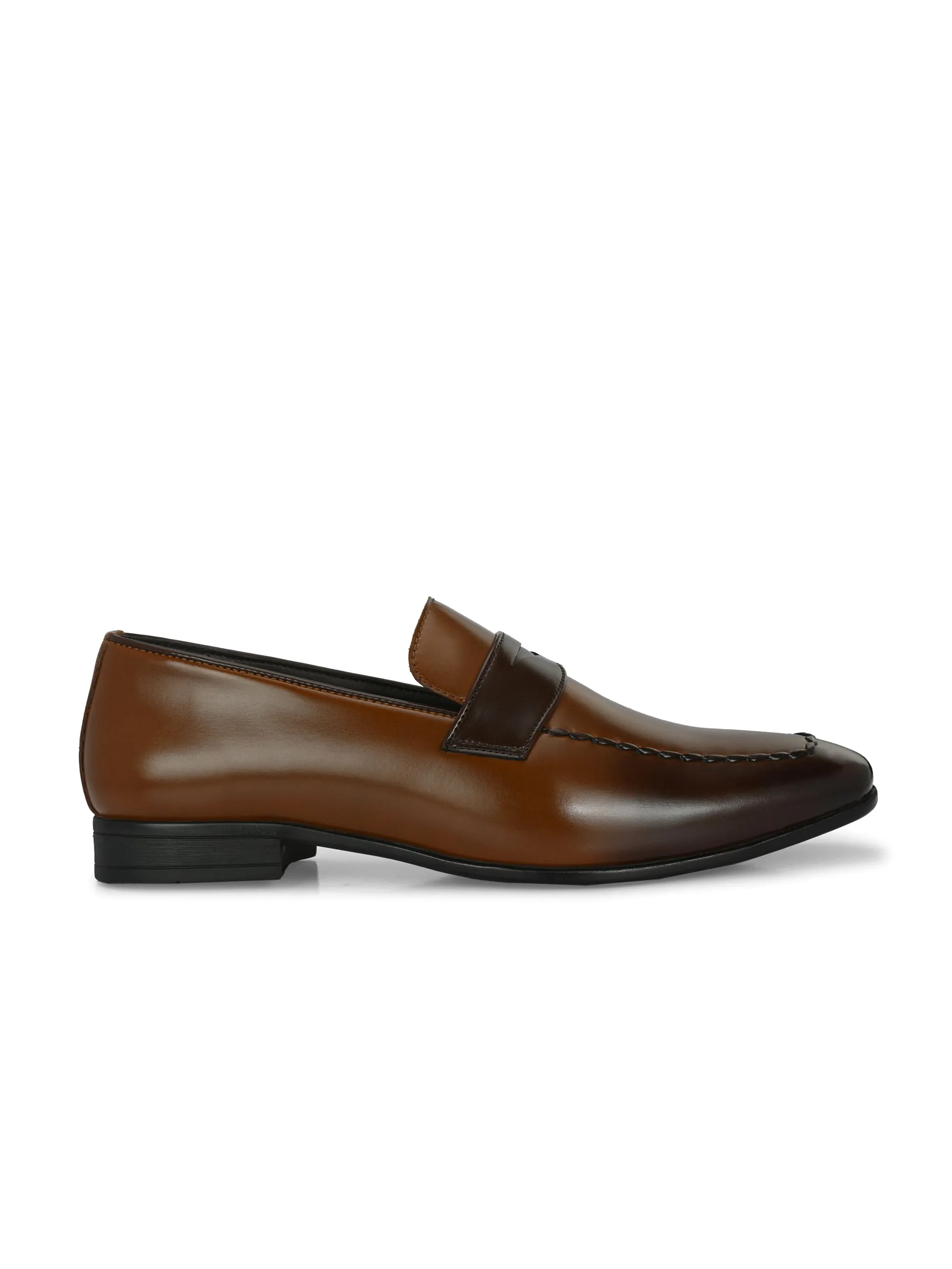 Luwak Tan Formal Slip-Ons