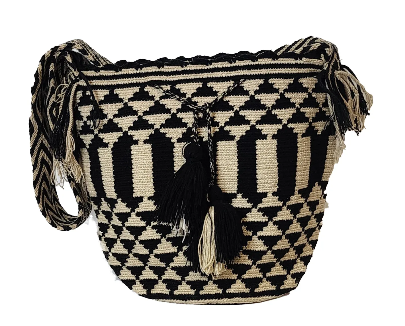 Meadow Large Handmade Wayuu Mochila bag