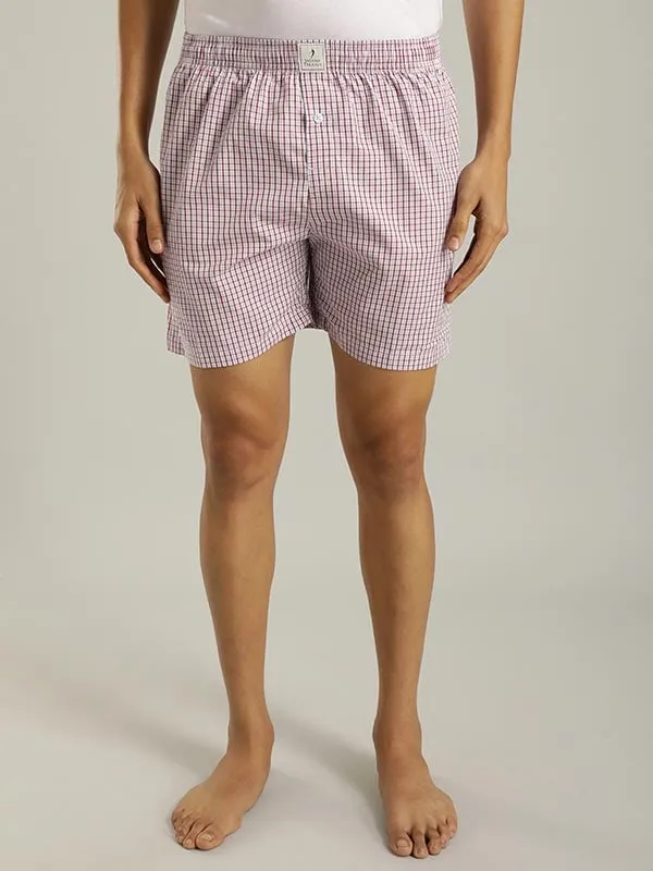 Men Checked Cotton Boxer