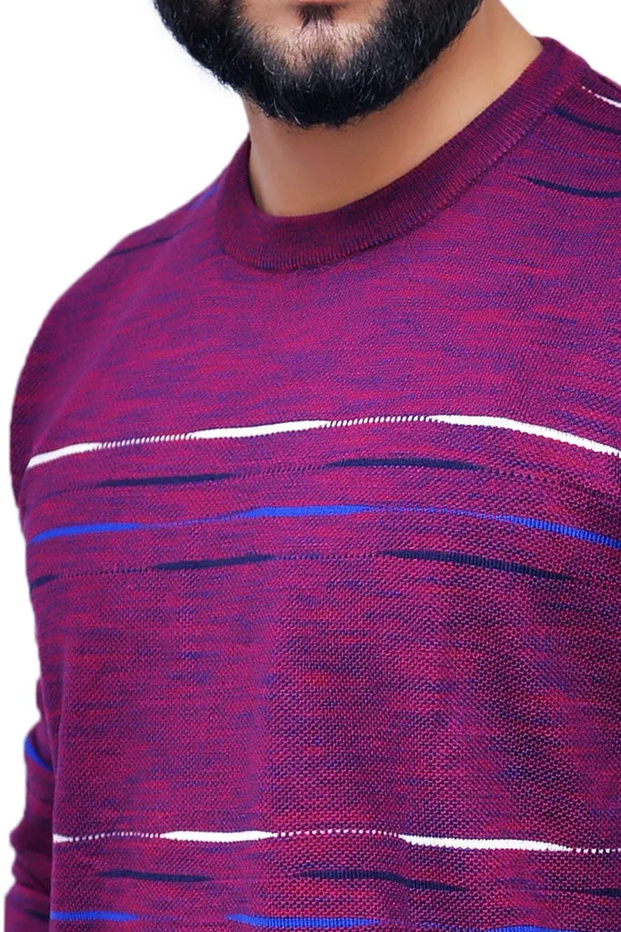 Men Light Weight Sweatshirt Purple