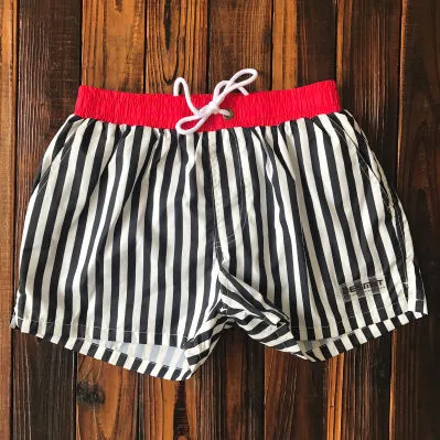 Men Striped Swimwear