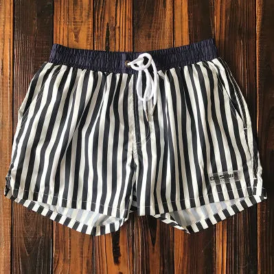 Men Striped Swimwear