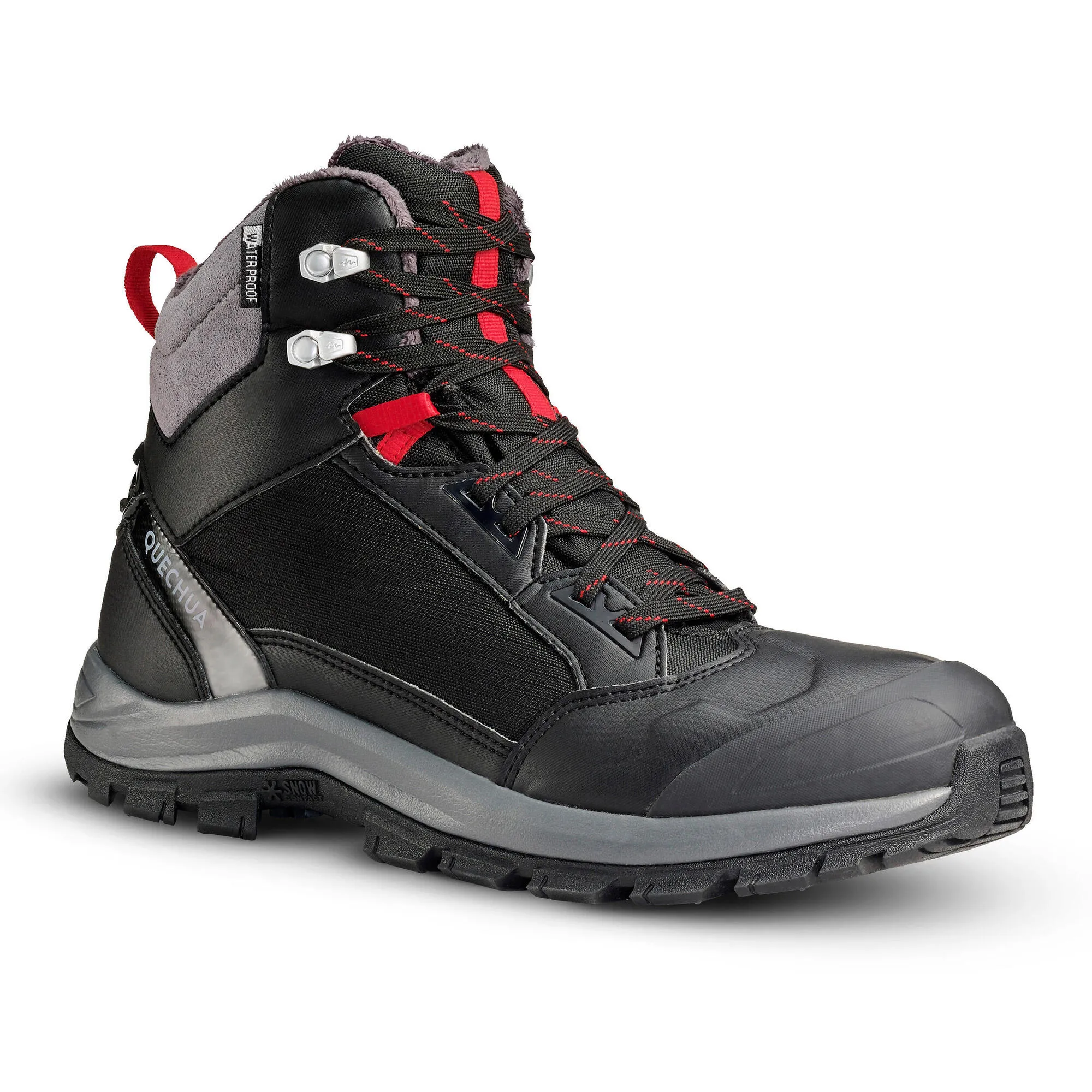 Men's Warm and Waterproof Hiking Boots - SH500 mountain MID