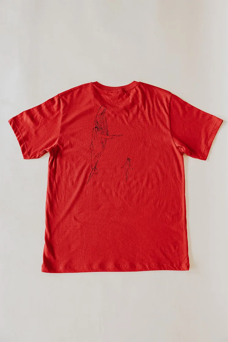 Men’s Whale Dance Tee - Red