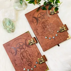 Moon Cycle Handmade Journal