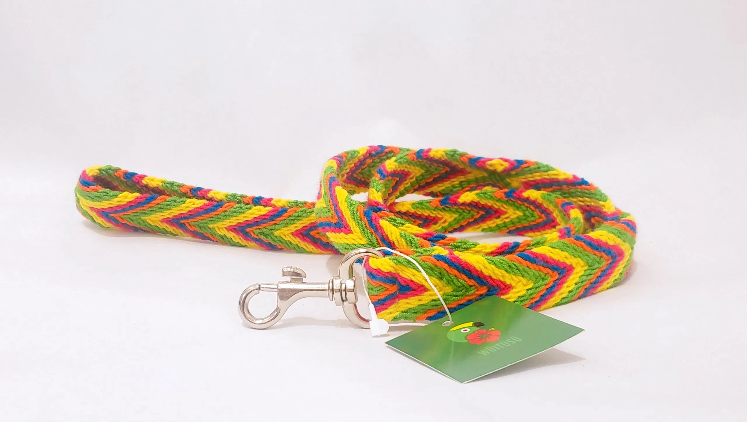 Multicolor Handmade Wayuu Pet Leash