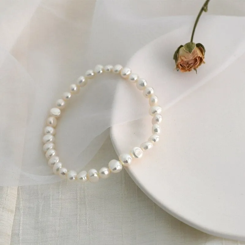 Natural Freshwater Pearl Anklet For Women