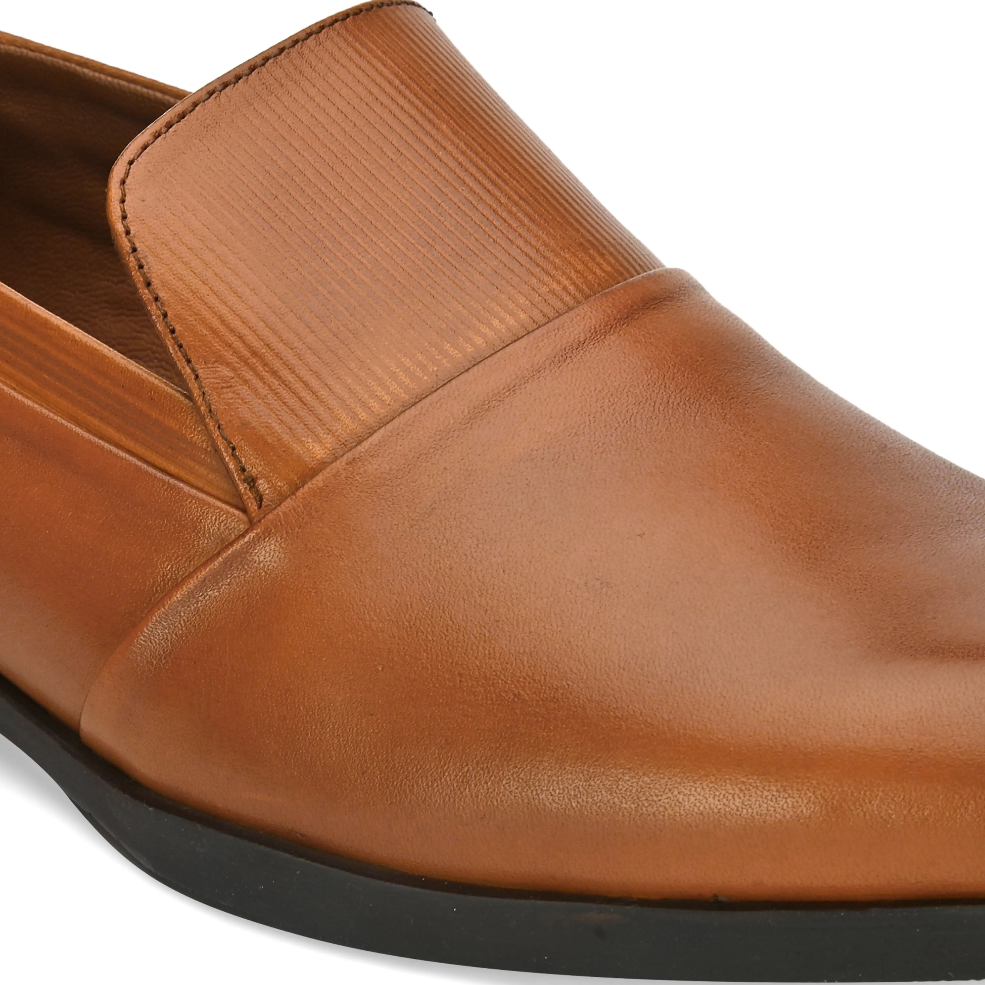 Newman Tan Formal Slip-ons