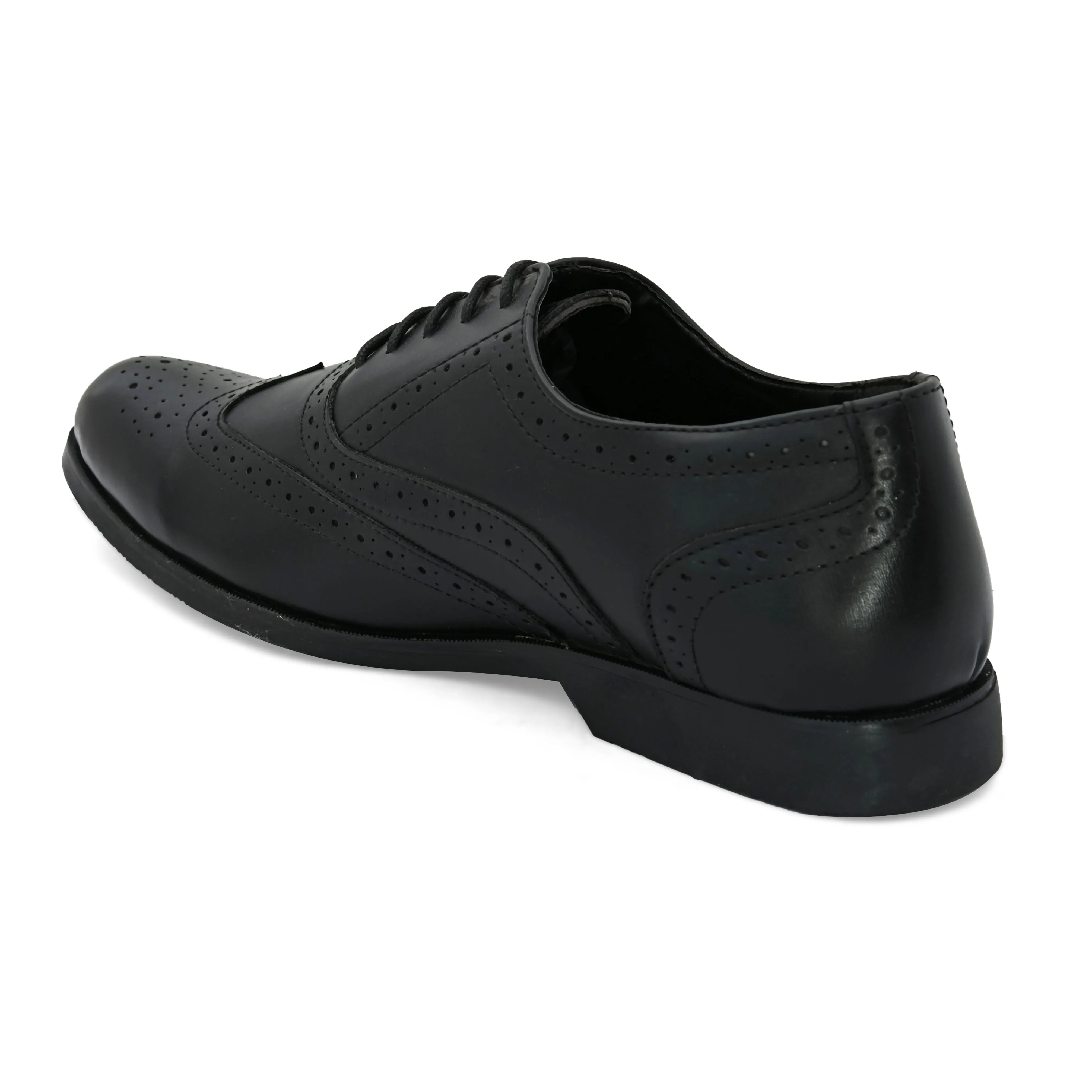 Obey Black Formal Brogues