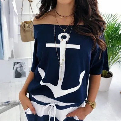 Off Shoulder Loose Casual Top