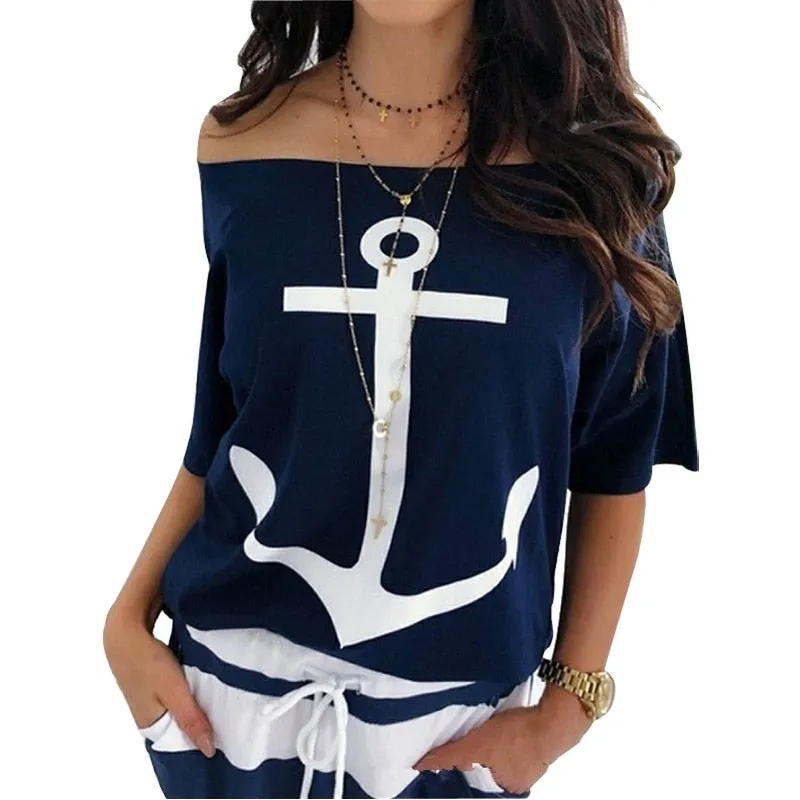 Off Shoulder Loose Casual Top