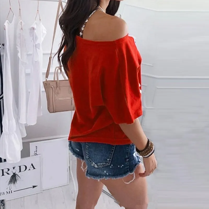 Off Shoulder Loose Casual Top