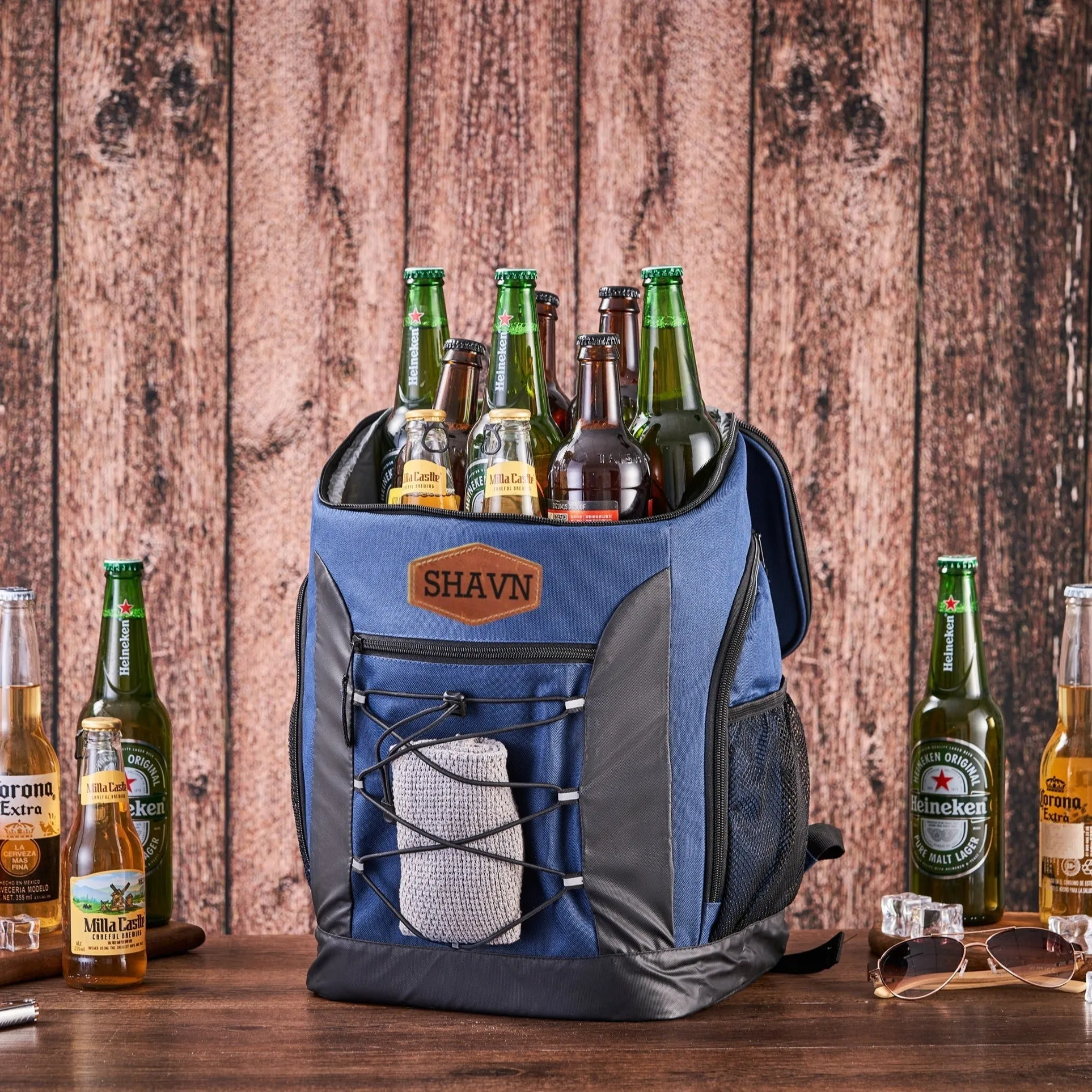 Personalized Beer Cooler Backpack, Insulated Cooler Bag, Gifts for Men, Groomsmen Gifts, Hiking Beach Picnic Cooler