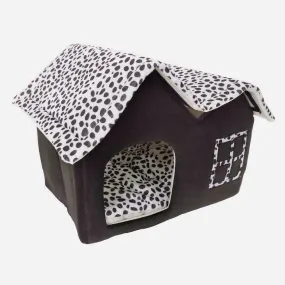 PETLAVISH™ Calming Dog/Cat HOUSE Bed - Cozy Plush Retreat & Sleeping Kennel