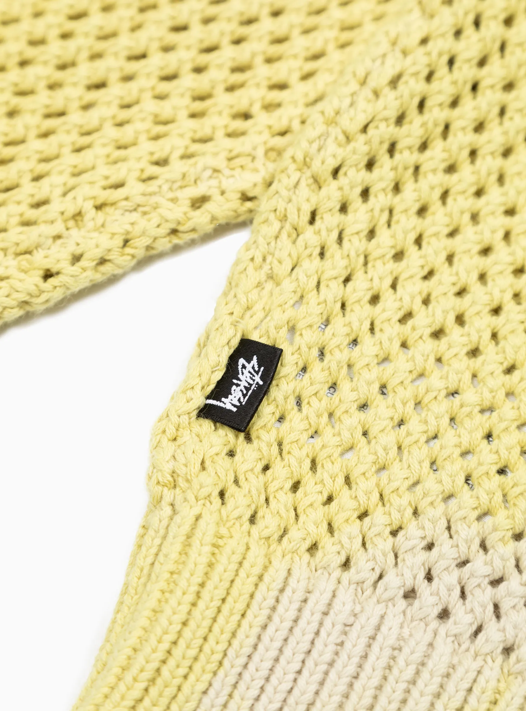 Pig. Dyed Loose Gauge Sweater Yellow