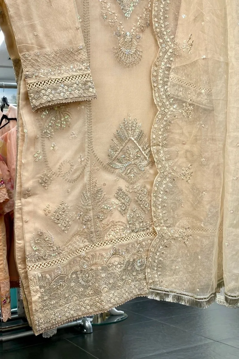 Sada Bahar Embroidered Net Formal Suit SBA41