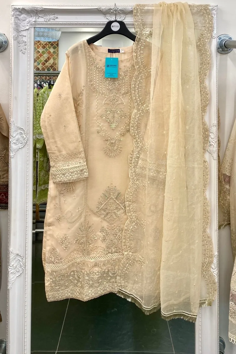 Sada Bahar Embroidered Net Formal Suit SBA41