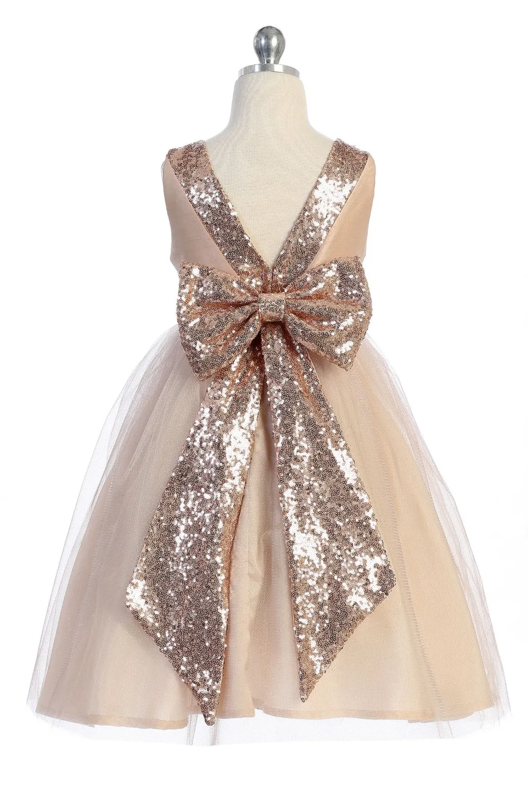 Sequin Princess Girls Formal Dress