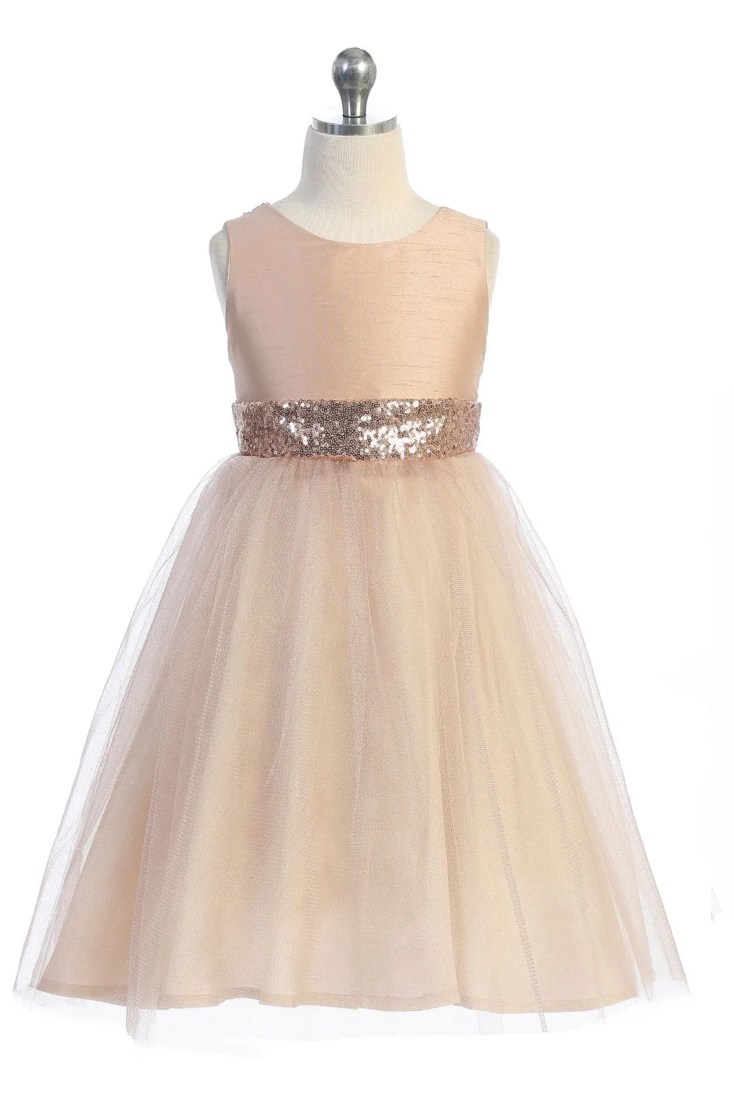 Sequin Princess Girls Formal Dress