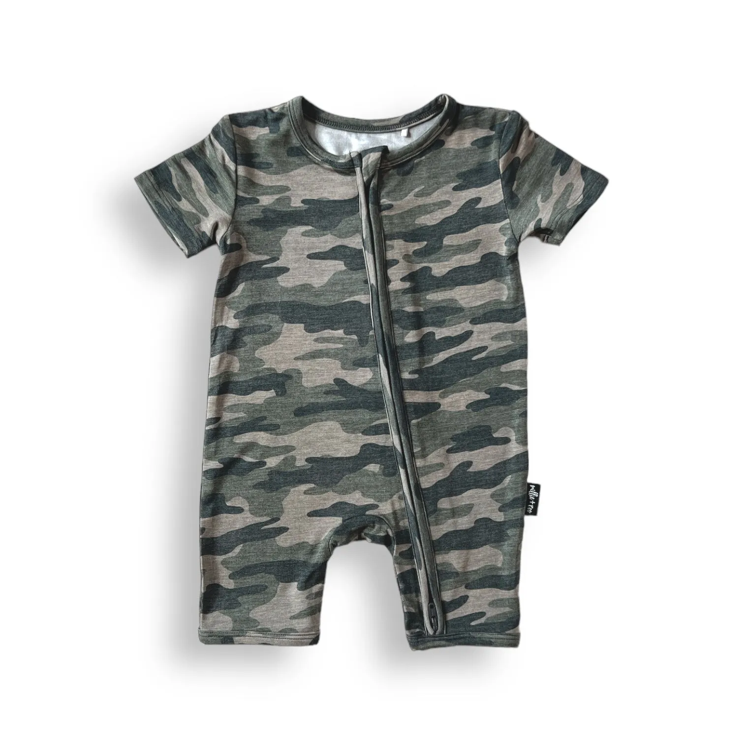 SHORTIE ZIP ROMPER - Chris Camo