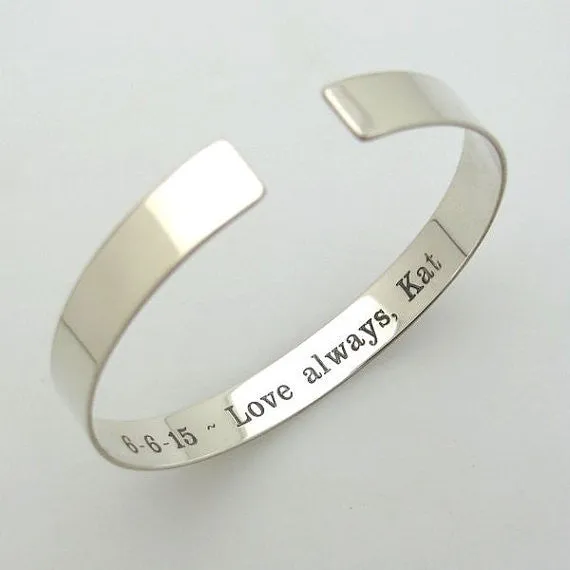 Silver Bracelet for Men - Boyfriend Gift