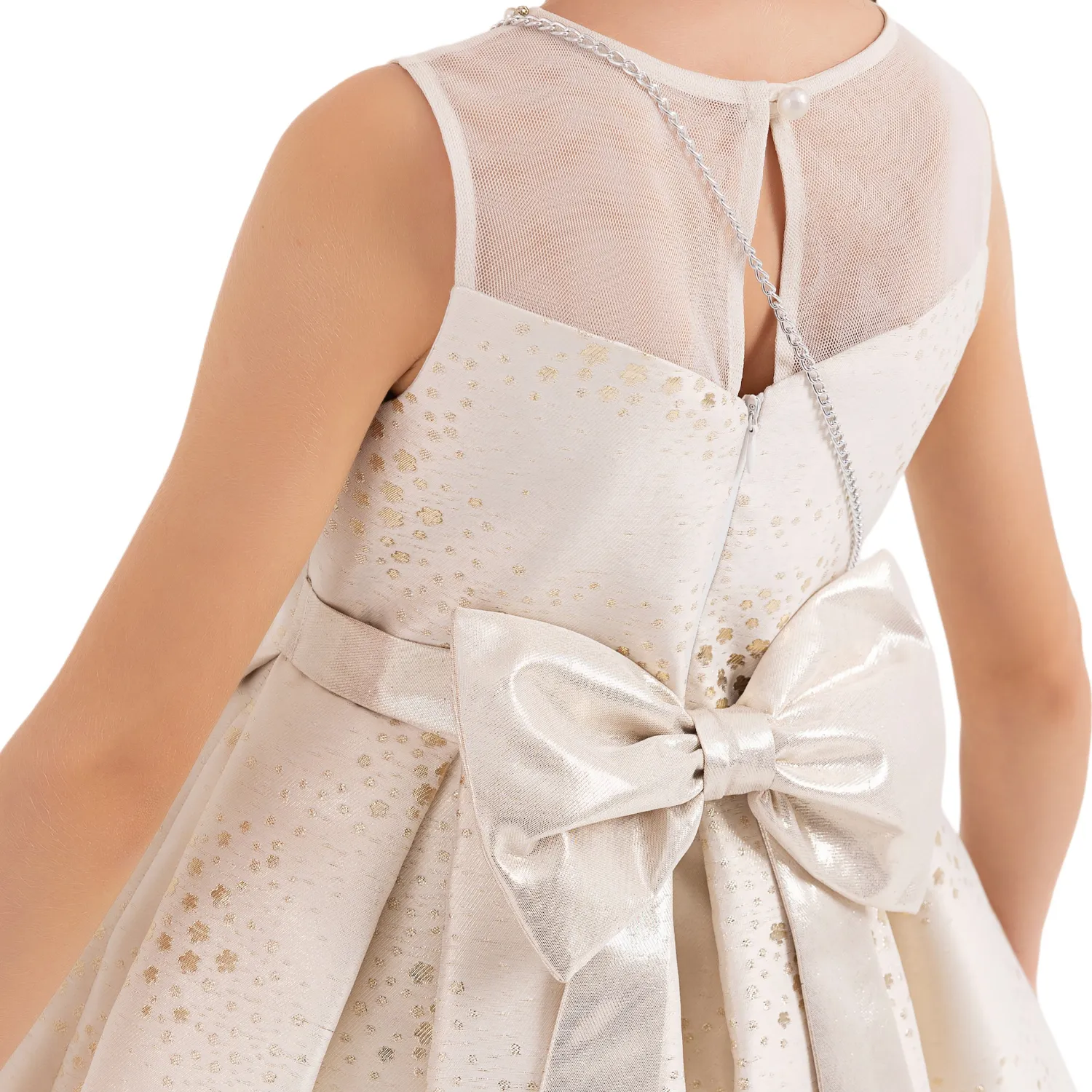 Sleeveless Chic Girls Formal Dress