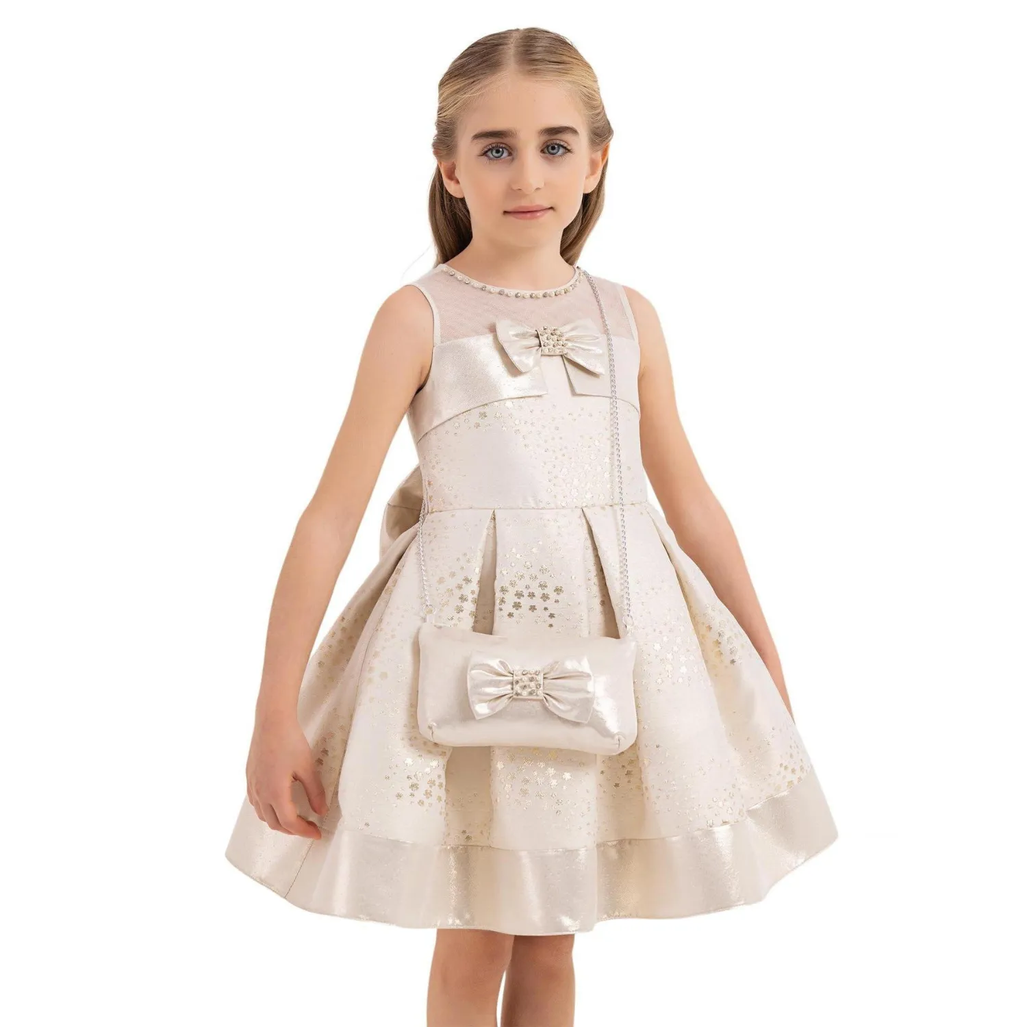 Sleeveless Chic Girls Formal Dress