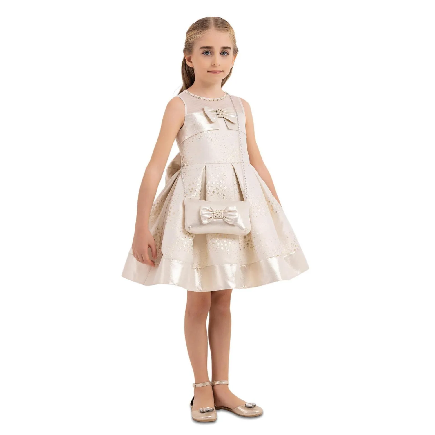 Sleeveless Chic Girls Formal Dress