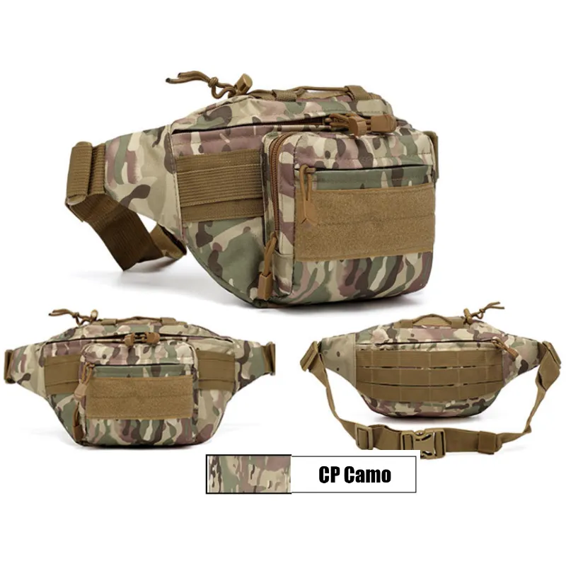 Sports Outdoor Camouflage Waist Portable Hiking Storage Bag