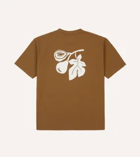 St. JOHN by Drake's Fig Print Tobacco Short-Sleeve Hiking T-Shirt