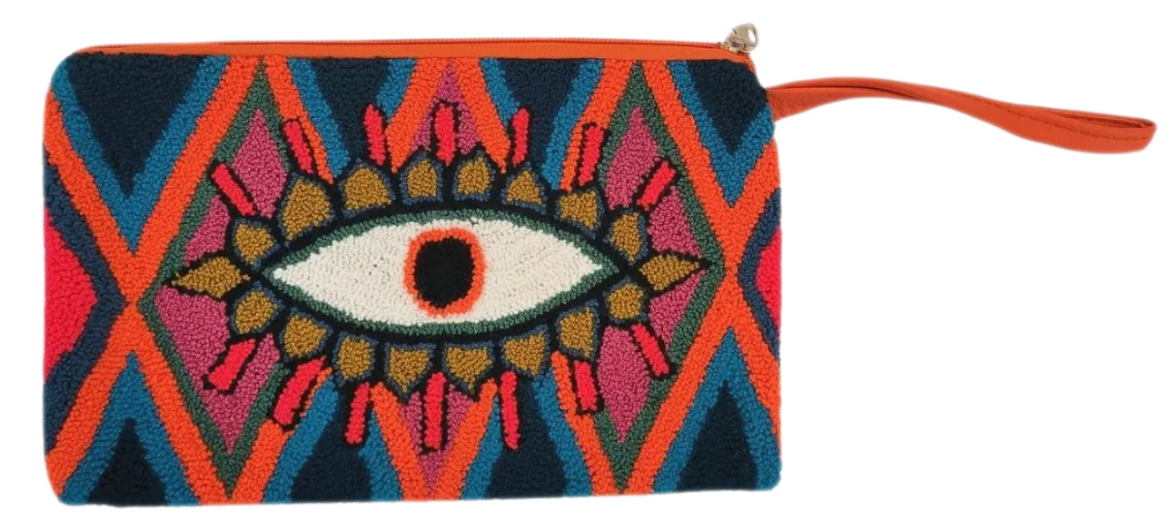 Taylor Handmade Wayuu Punch-needle Clutch