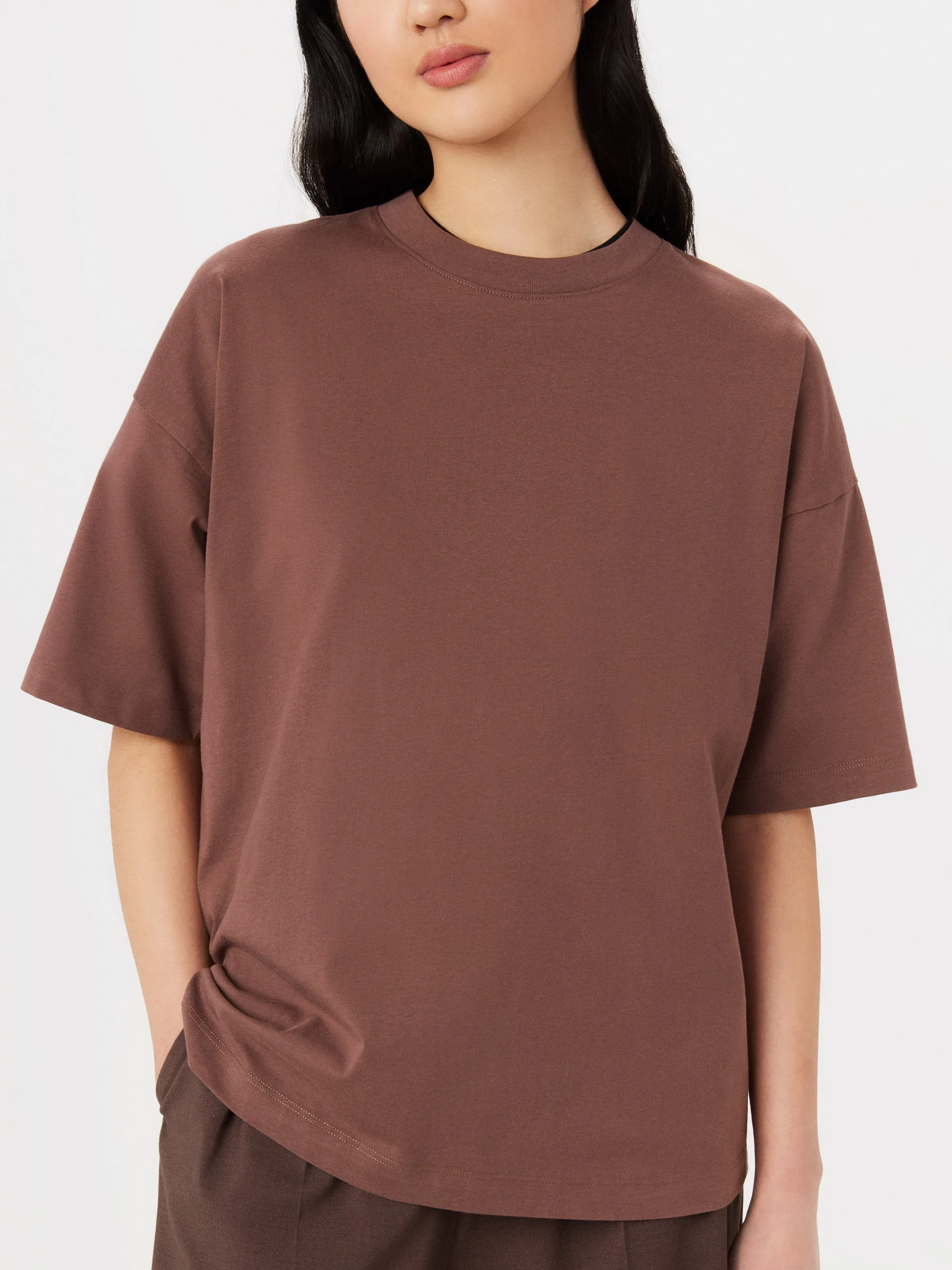 The Loose T-Shirt in Chestnut