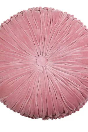 Velvet Round Handmade Pillow