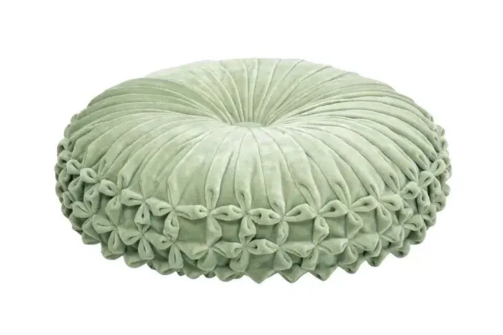 Velvet Round Handmade Pillow